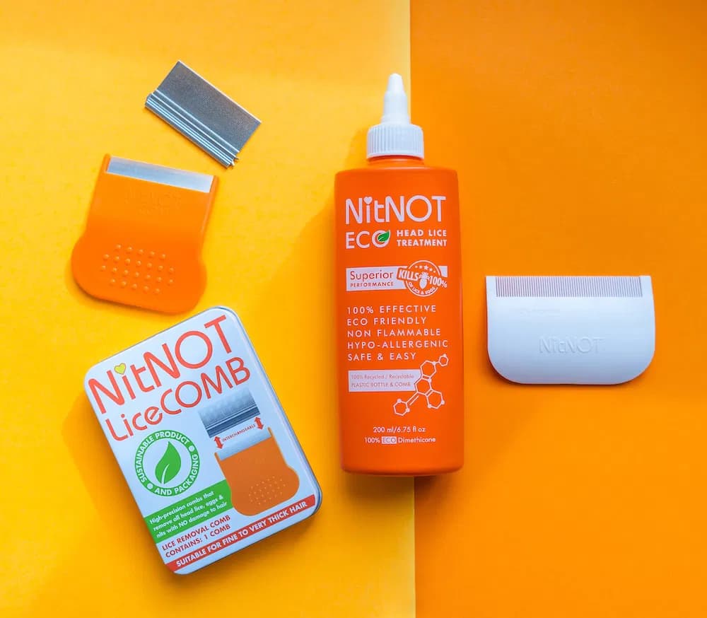 NitNOT eco-friendly head lice treatment products